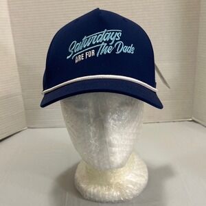 Barstool Sports Saturdays Are For The Dads Navy Blue Rope Snapback Hat XBAR15860